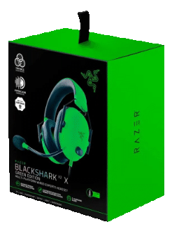 AUDIFONO RAZER BLACK SHARK X GREEN EDITION 