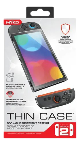 Protector Nyko Thin Case Para Nintendo Switch 2 Trasparente
